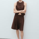 Mango vest laguna in Chocolate - 99999999_01