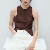 Mango vest laguna in Chocolate