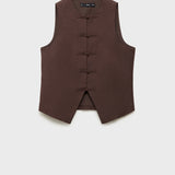 Mango vest laguna in Chocolate - B