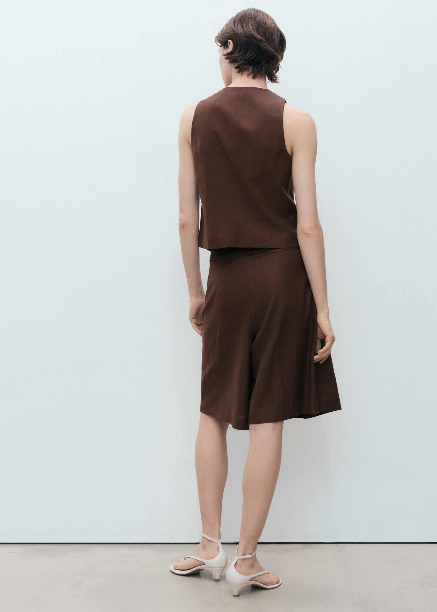 Mango vest laguna in Chocolate - R