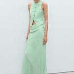 Mango vest laguna in Pastel Green - 99999999_01