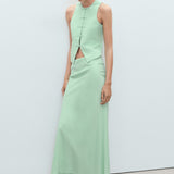 Mango vest laguna in Pastel Green - 99999999_01