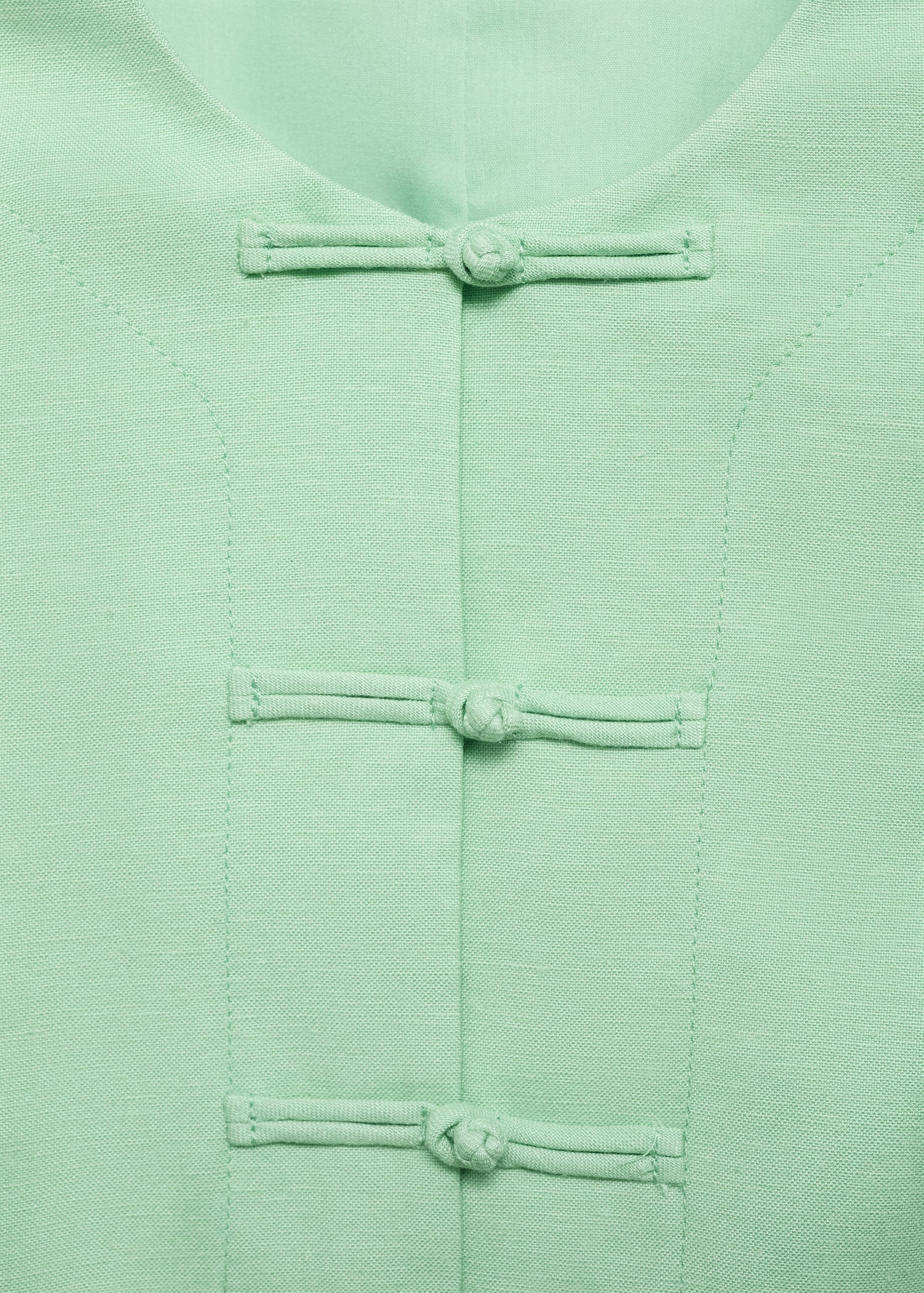 Mango vest laguna in Pastel Green - D0