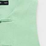 Mango vest laguna in Pastel Green - D8