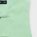 Mango vest laguna in Pastel Green - D8