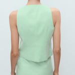 Mango vest laguna in Pastel Green - R