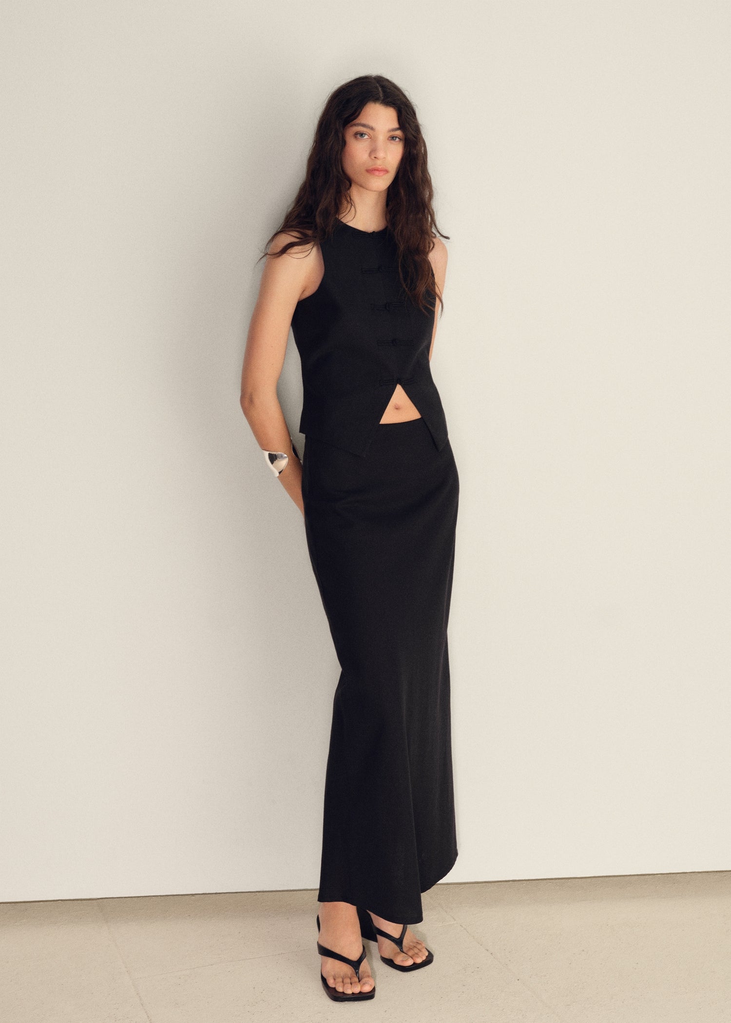 Mango vest laguna in Black - 99999999_01