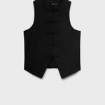 Mango vest laguna in Black - B