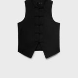 Mango vest laguna in Black - B