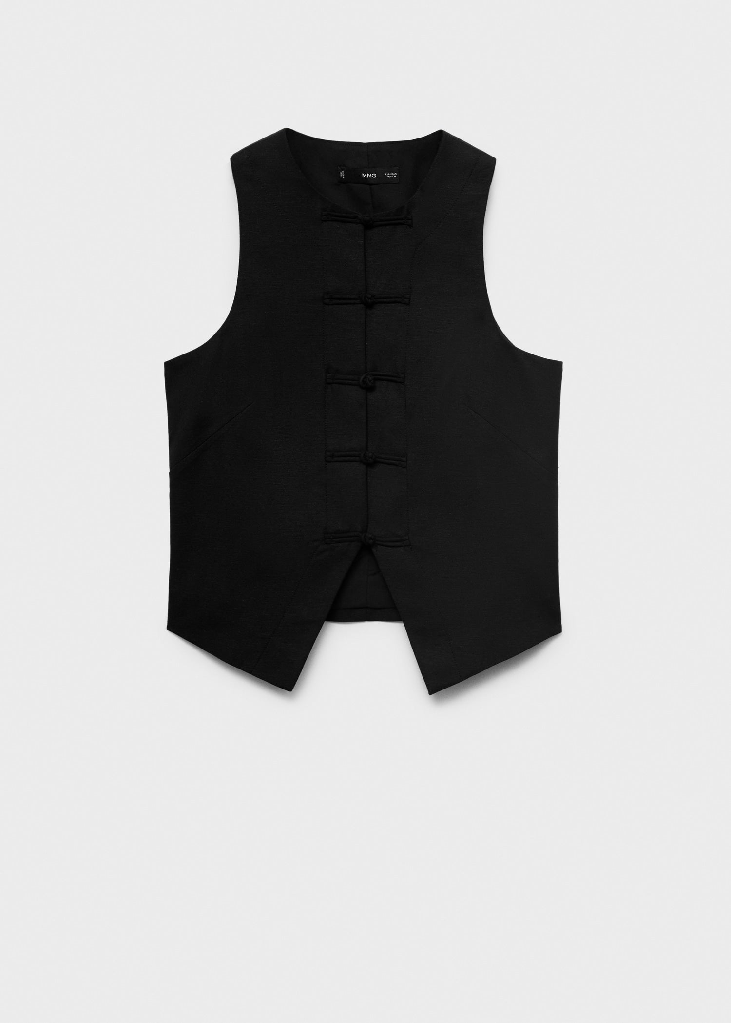 Mango vest laguna in Black - B
