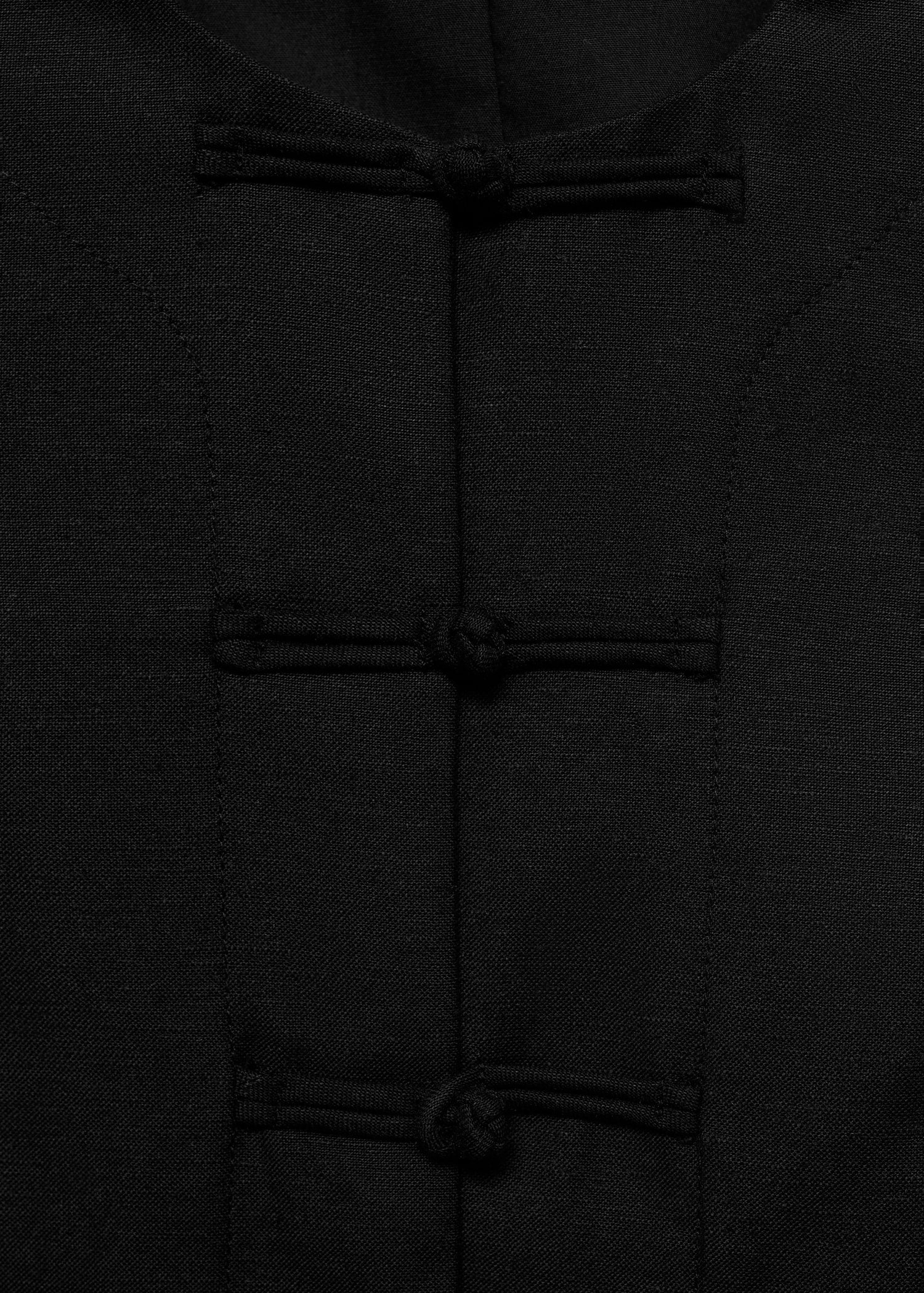 Mango vest laguna in Black - D0