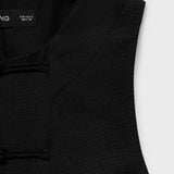 Mango vest laguna in Black - D8
