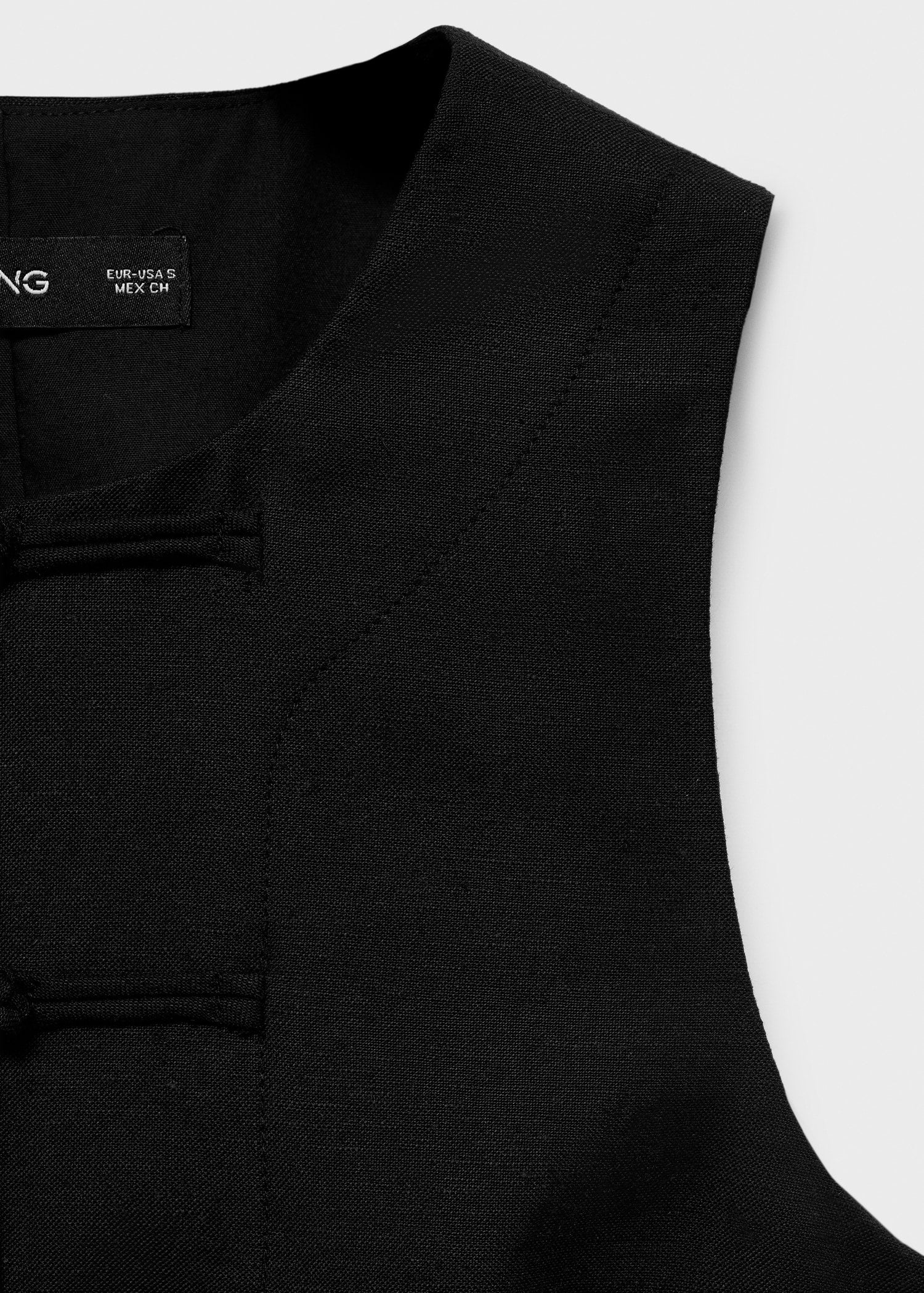Mango vest laguna in Black - D8