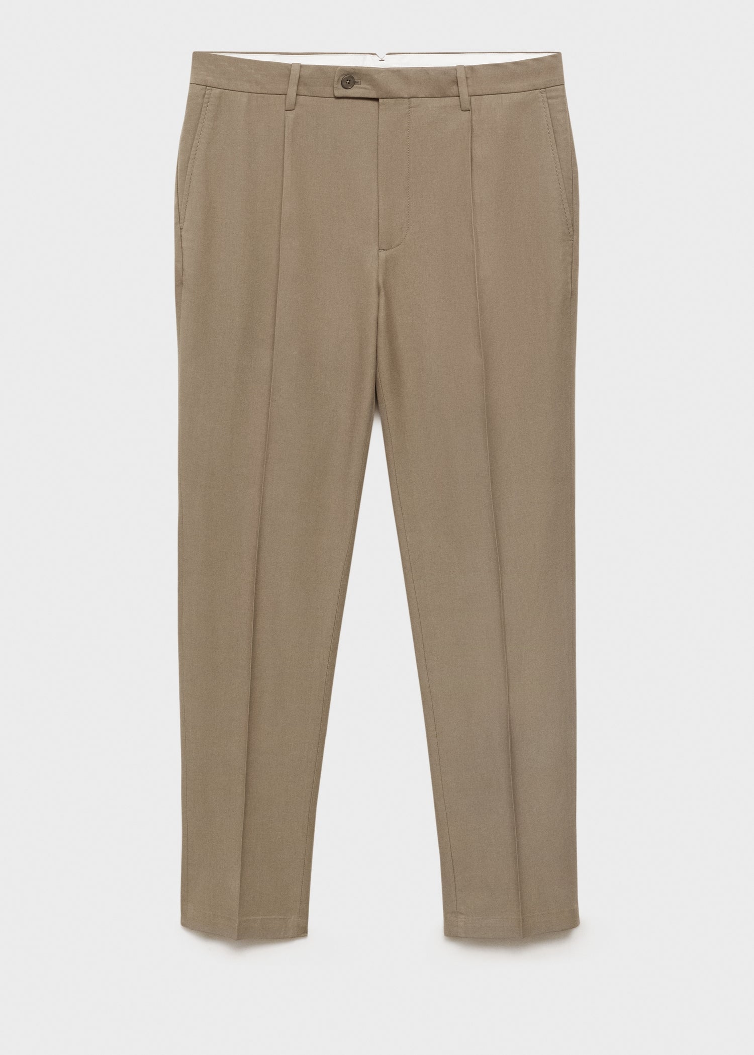 Mango trousers ennio in Brown - B