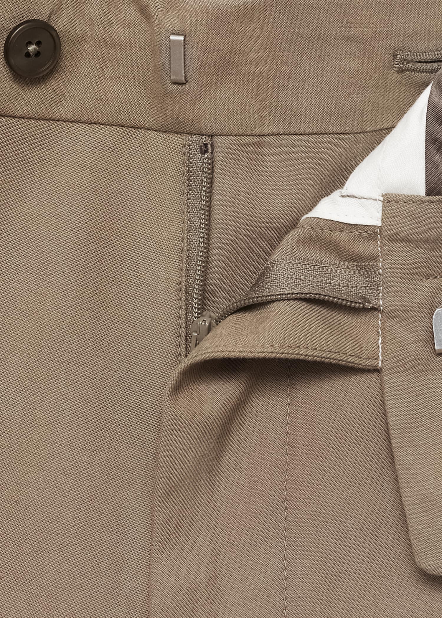 Mango trousers ennio in Brown - D0