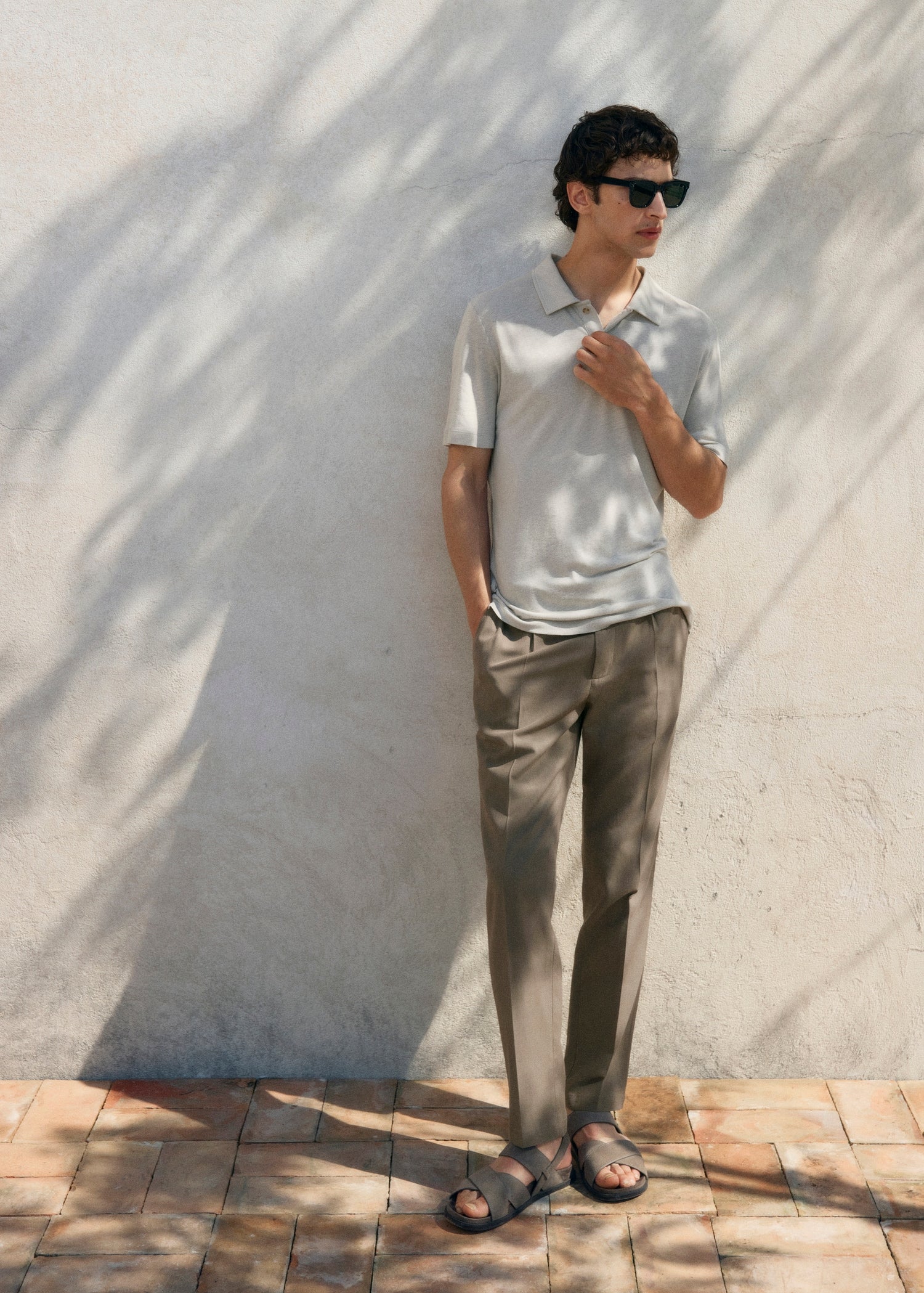 Mango trousers ennio in Brown - D5