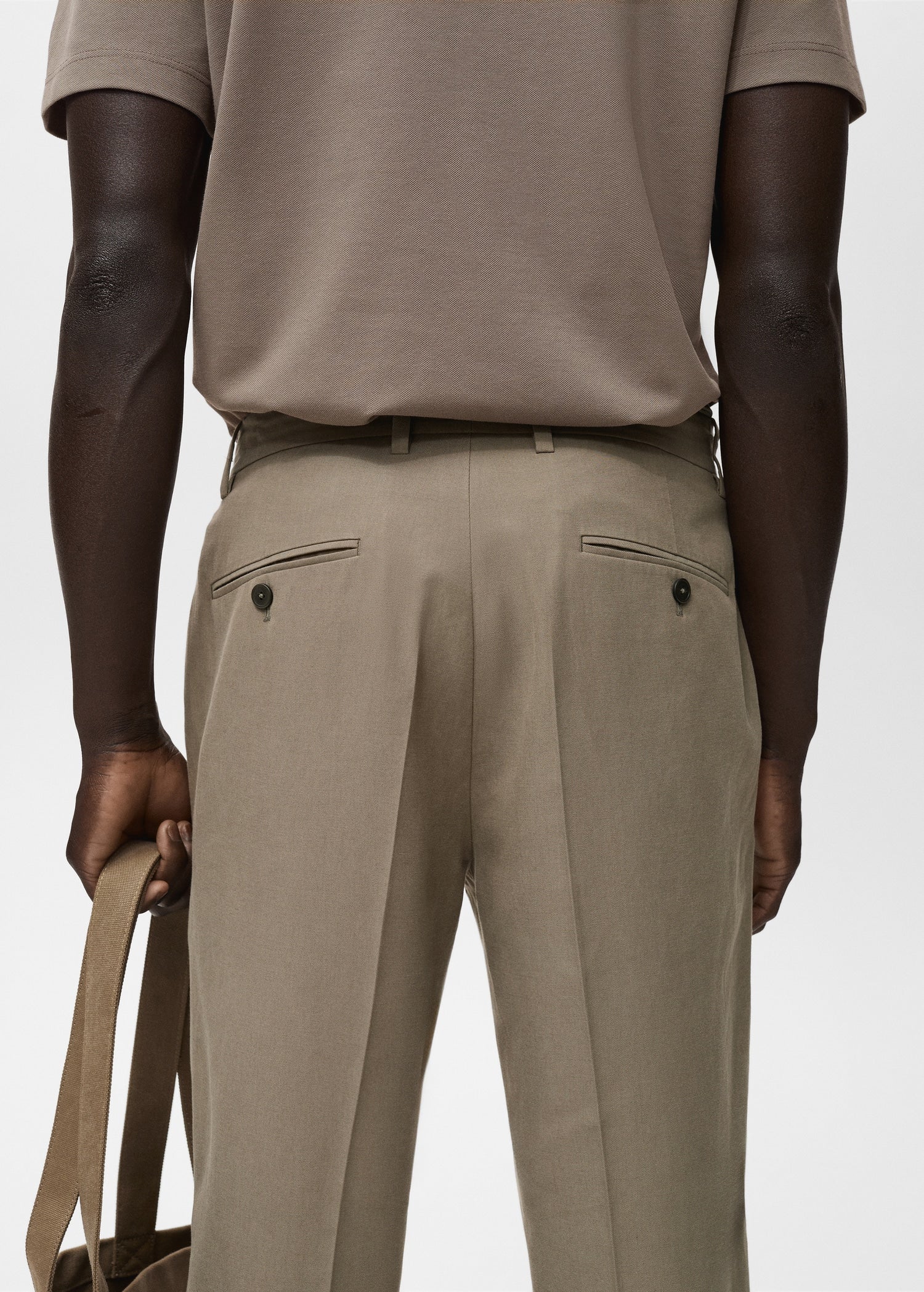 Mango trousers ennio in Brown - D6