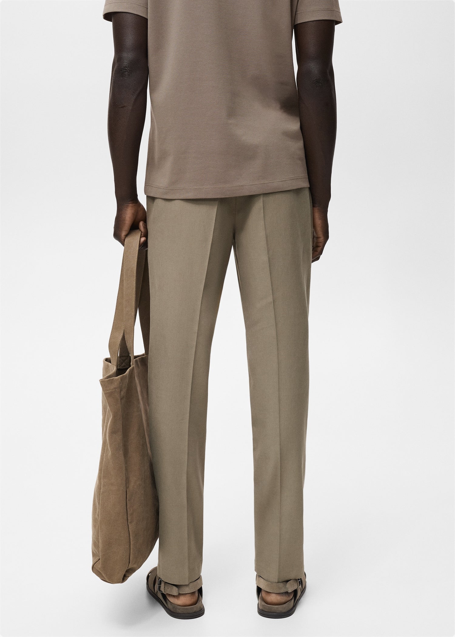 Mango trousers ennio in Brown - R