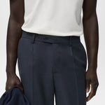 Mango trousers ennio in Navy - D1