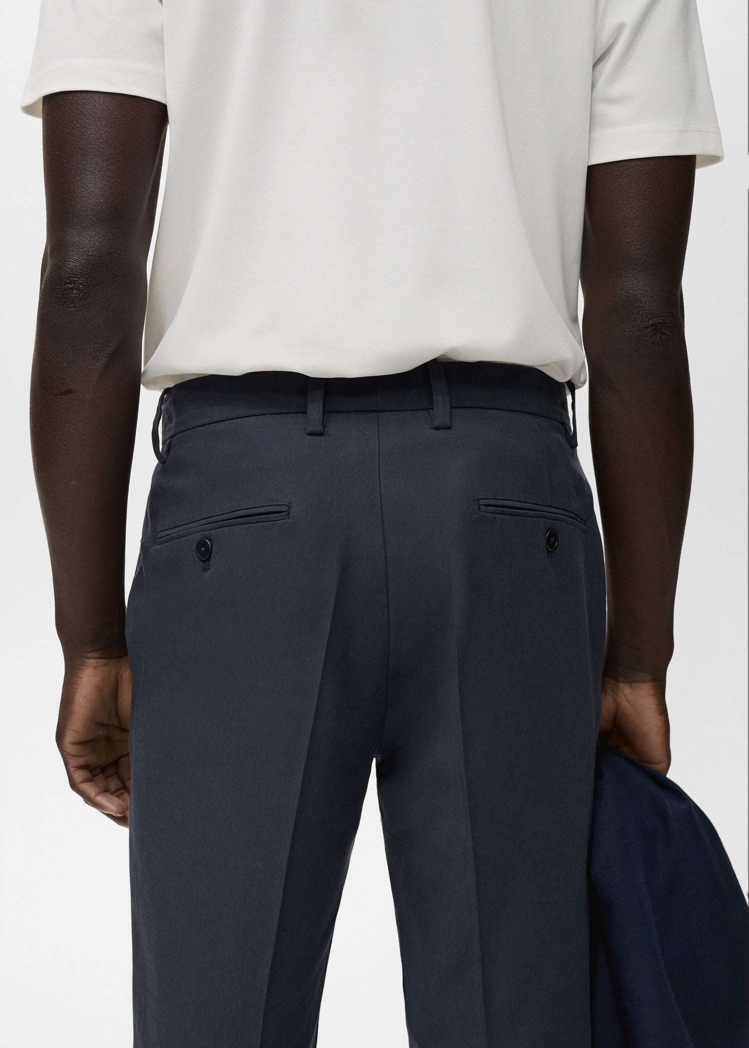 Mango trousers ennio in Navy - D6