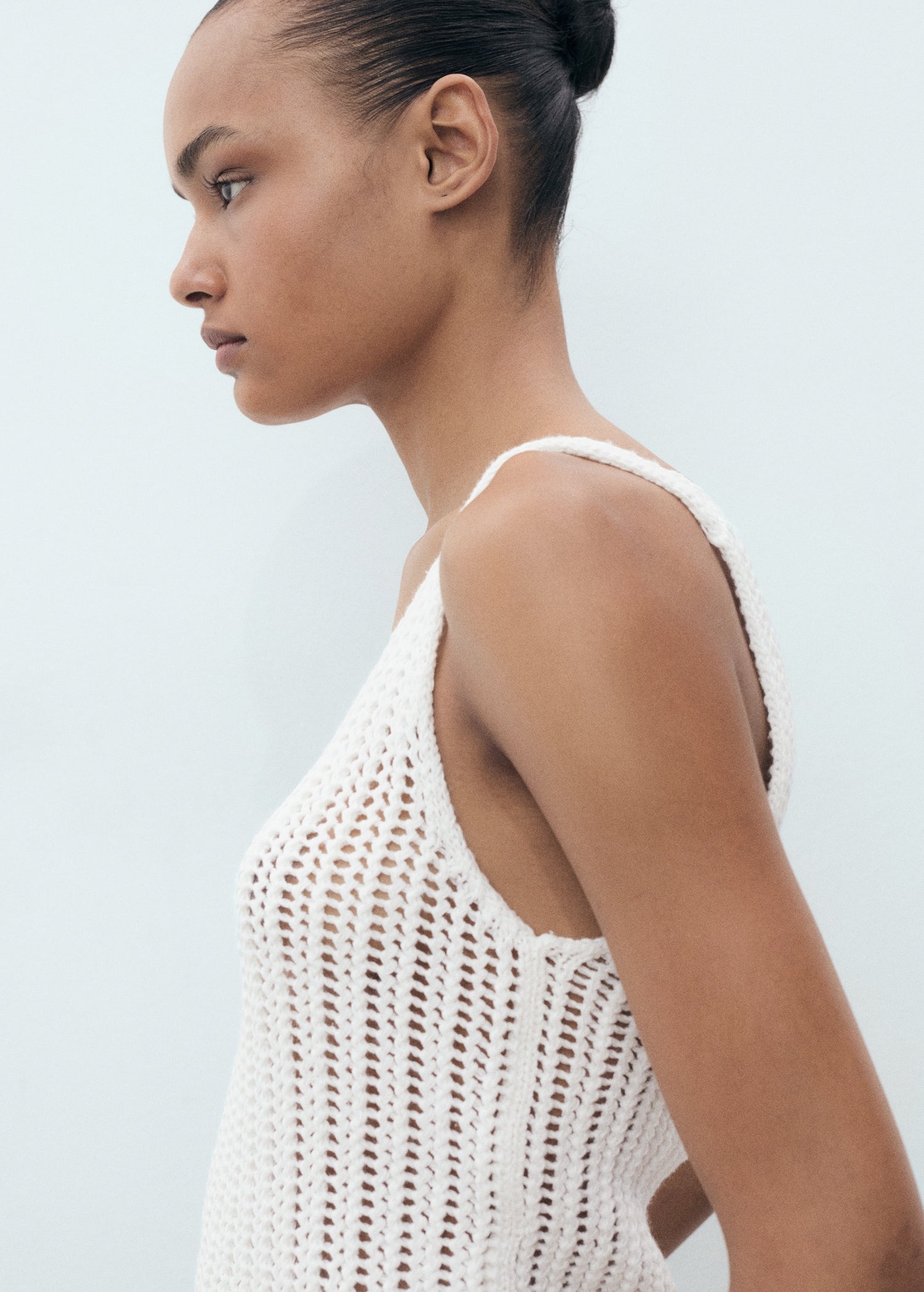 Mango top gonzalo in Off White - D1