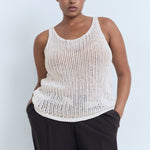 Mango top gonzalo in Off White - D5