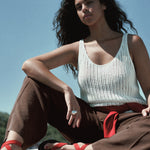 Mango top gonzalo in Off White - D6