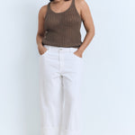 Mango top gonzalo in Taupe - D3