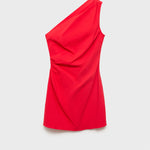 Mango dress knot in Red - B
