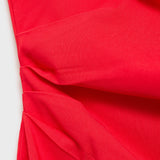 Mango dress knot in Red - D0