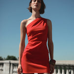 Mango dress knot in Red - D7