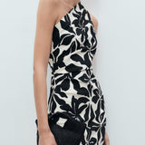 Mango dress knot in Black