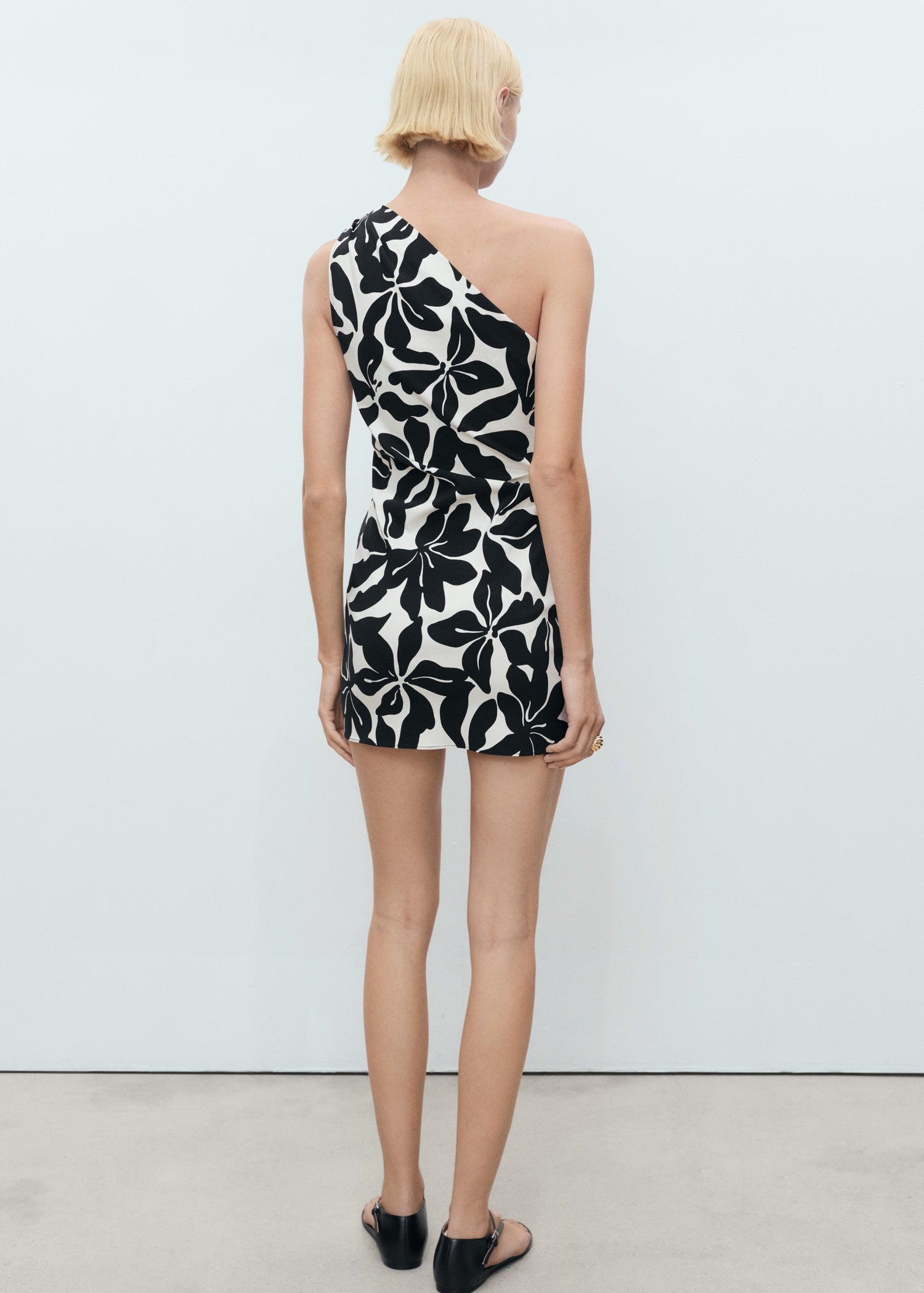 Mango dress knot in Black - R
