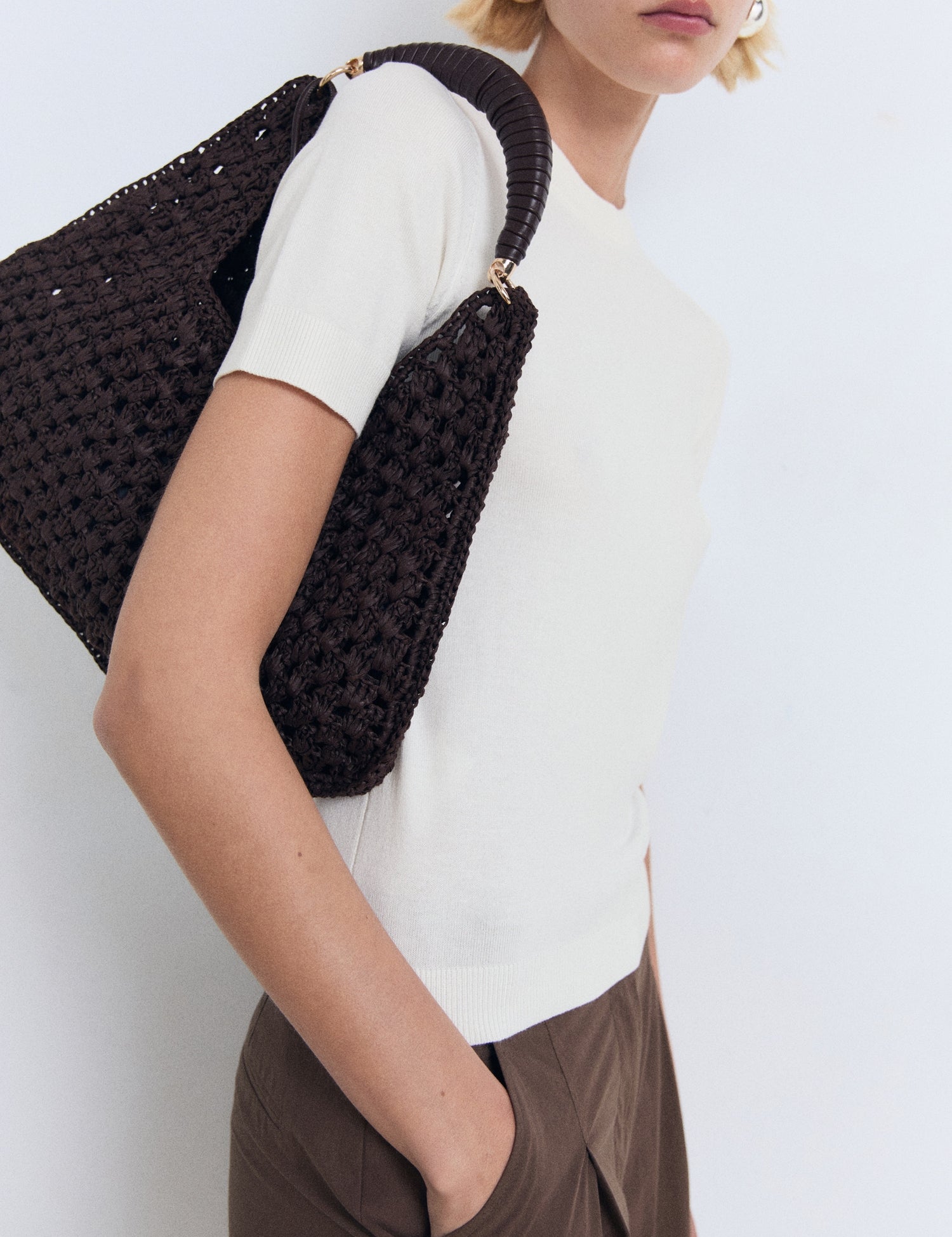 Mango sweater basic in Raw