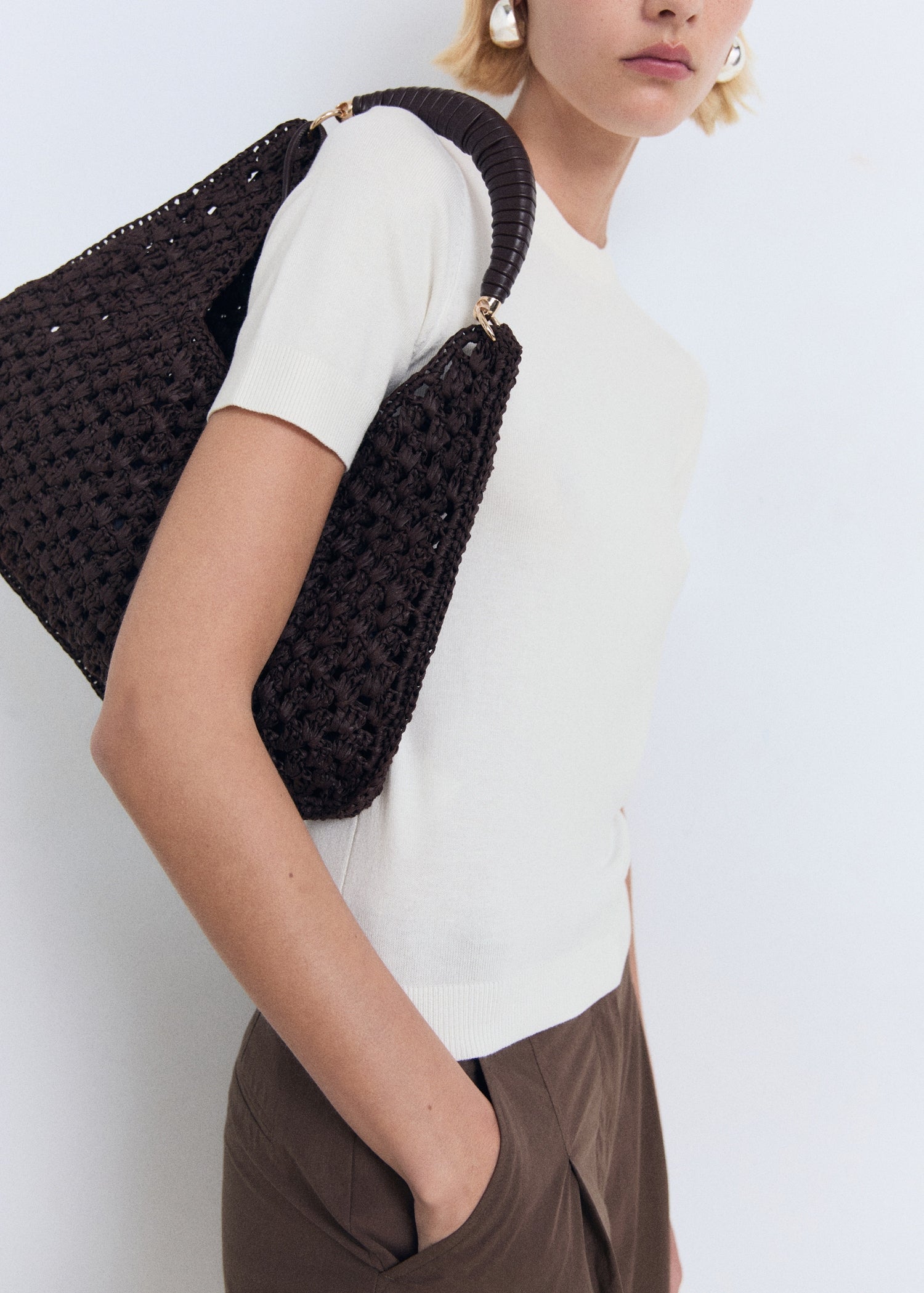 Mango sweater basic in Raw