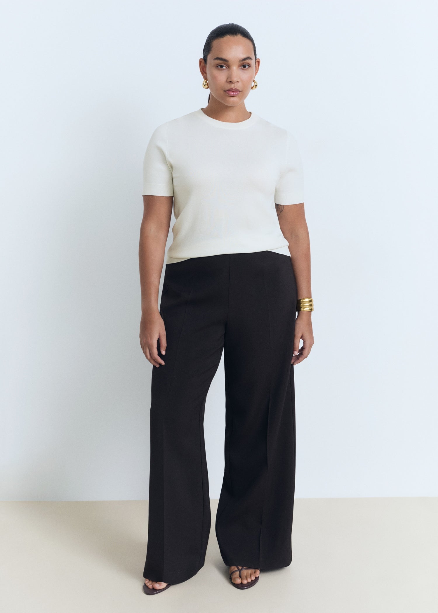 Mango sweater basic in Raw - D3