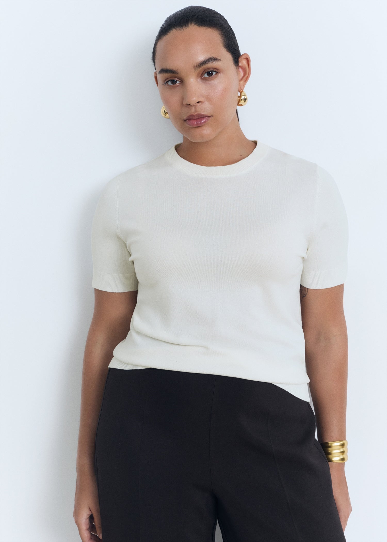 Mango sweater basic in Raw - D5