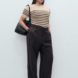 Mango sweater basic in Camel - D3