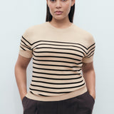 Mango sweater basic in Camel - D5