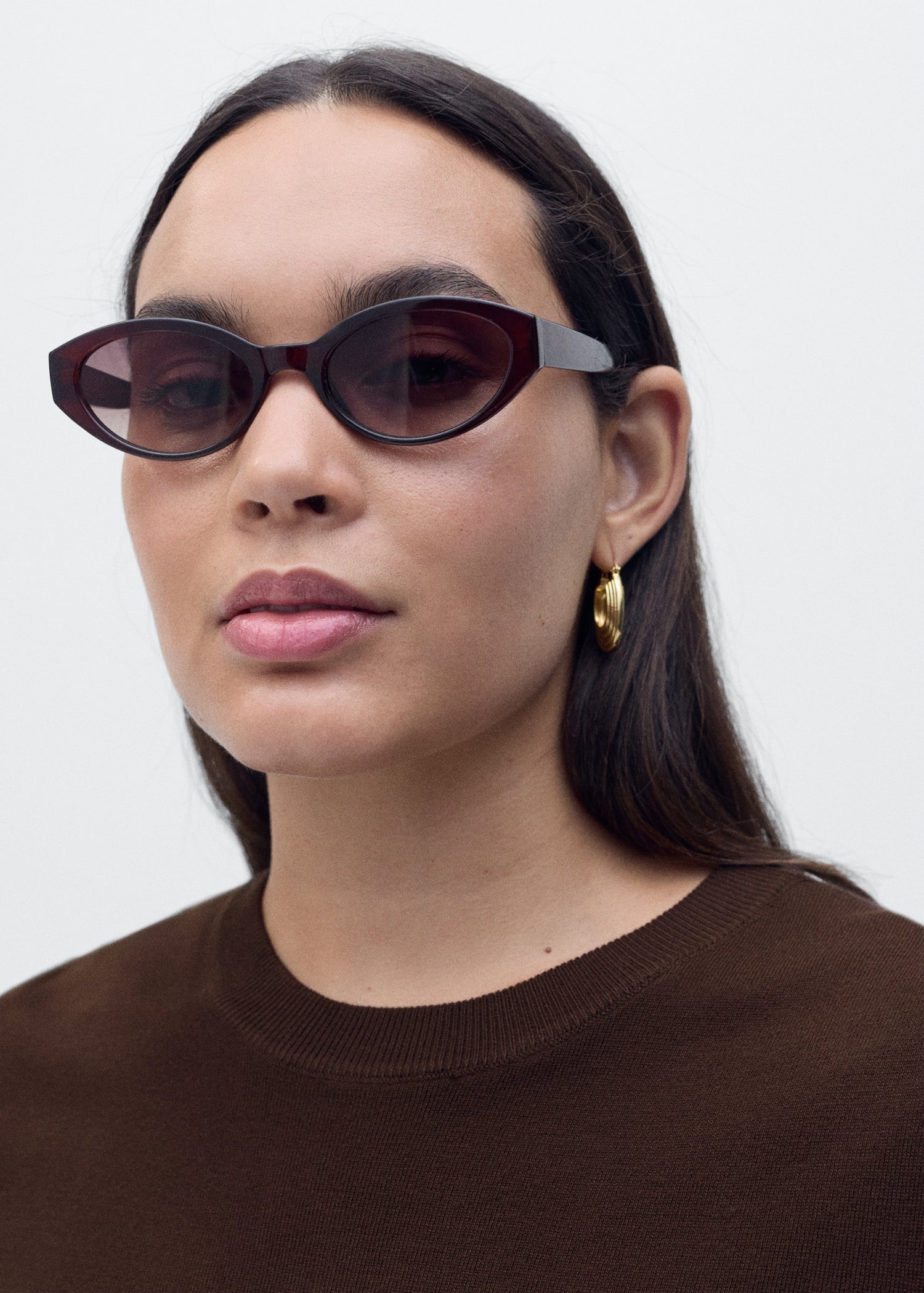 Mango sweater basic in Chocolate - D4