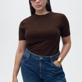 Mango sweater basic in Chocolate - D5