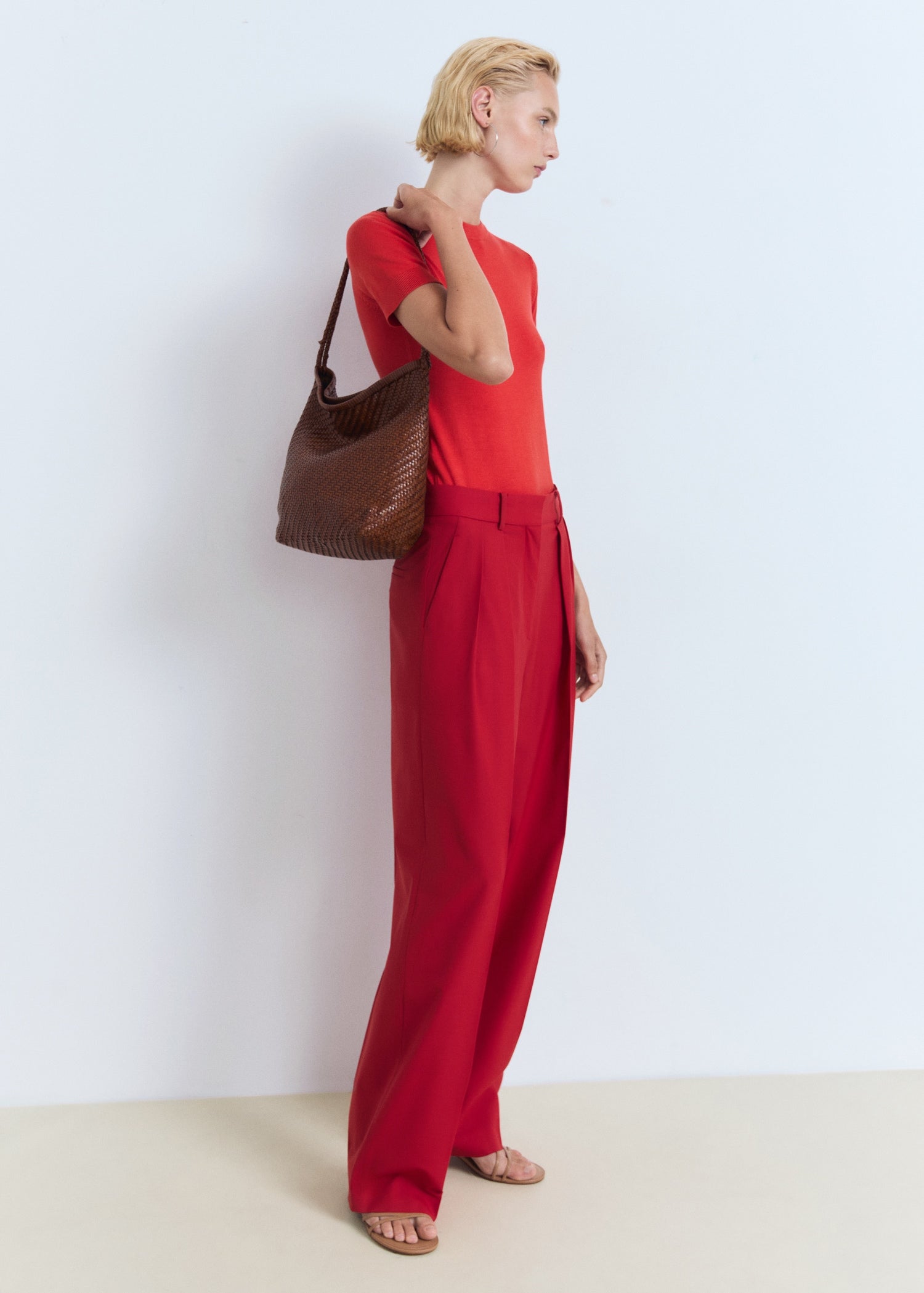 Mango sweater basic in Red - 99999999_01