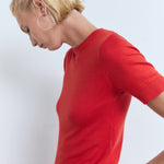 Mango sweater basic in Red