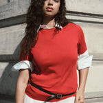 Mango sweater basic in Red - D7
