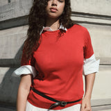 Mango sweater basic in Red - D7