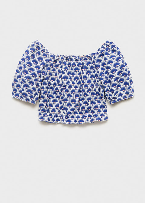 Mango blouse kotao in blue