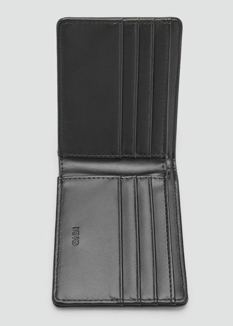 Mango wallet classic in black