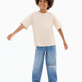 Mango t-shirt newbamc in Sand - 99999999_01