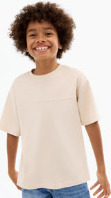 Mango t-shirt newbamc in Sand
