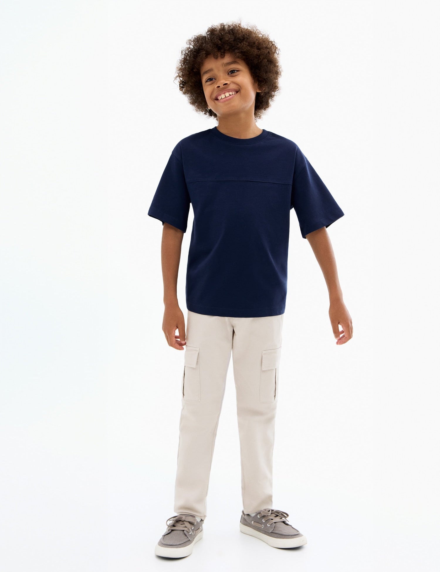 Mango t-shirt newbamc in Navy - 99999999_01